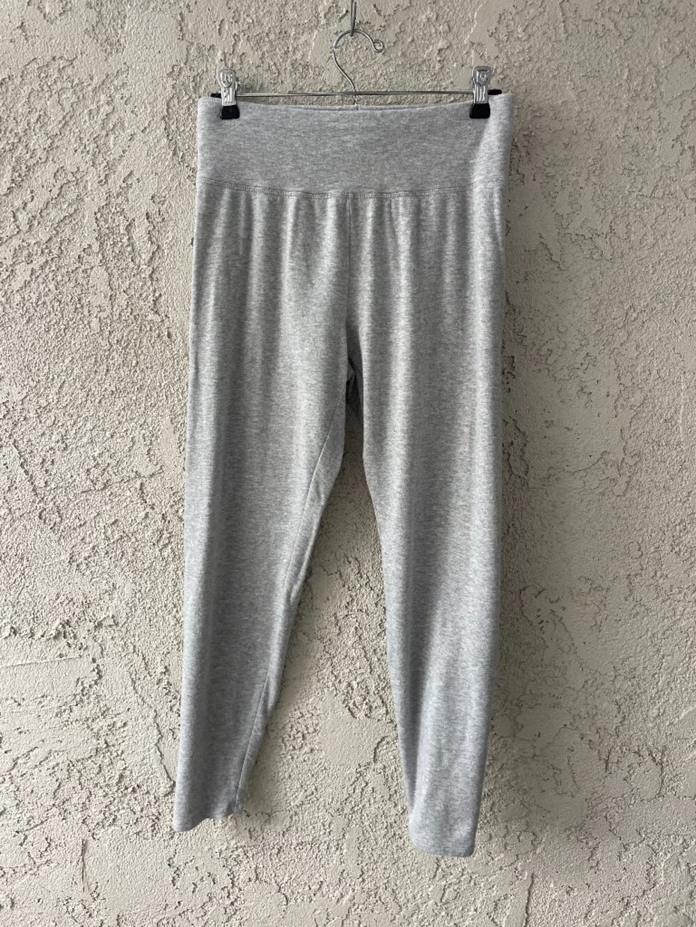 Eileen Fisher Petite Gray Tencel Blend High Rise Pull On Leggings Size PM